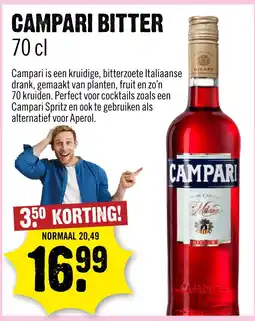 Dirck 3 Campari bitter aanbieding