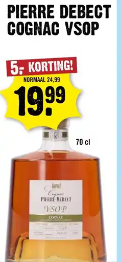 Dirck 3 Pierre debect cognac vsop aanbieding
