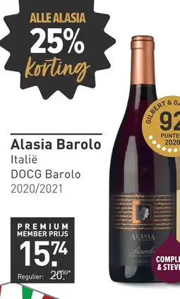 Gall & Gall Alasia Barolo Nebbiolo 75CL aanbieding