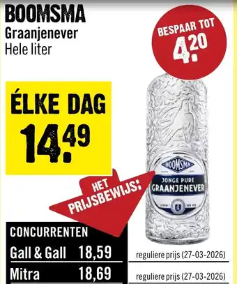 Dirck 3 Boomsma graanjenever aanbieding