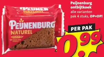 Nettorama Peijnenburg ontbijtkoek aanbieding