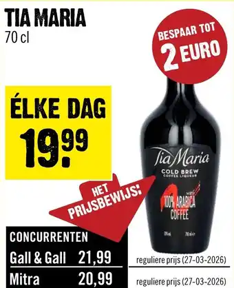 Dirck 3 Tia Maria aanbieding