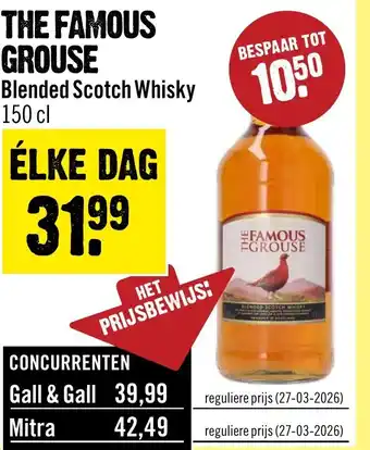 Dirck 3 The famous grouse blended scotch whisky aanbieding