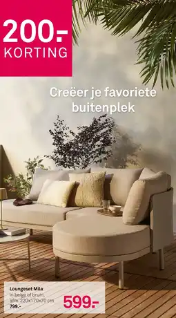 Karwei Loungeset Mila aanbieding