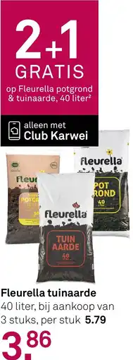 Karwei Fleurella tuinaarde aanbieding