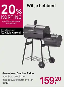 Karwei Jamestown Smoker Aldon aanbieding
