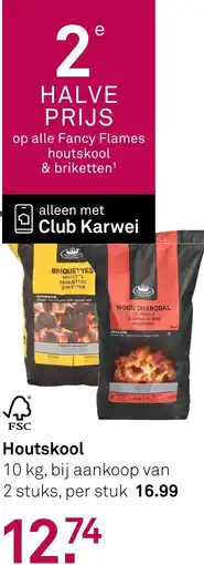 Karwei Houtskool aanbieding