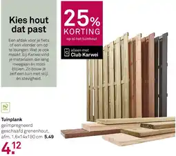 Karwei Tuinplank aanbieding
