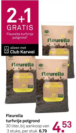 Karwei Fleurella turfvrije potgrond aanbieding