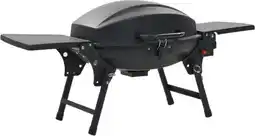 Bol.com vidaXL Gasbarbecue met kookzone zwart aanbieding