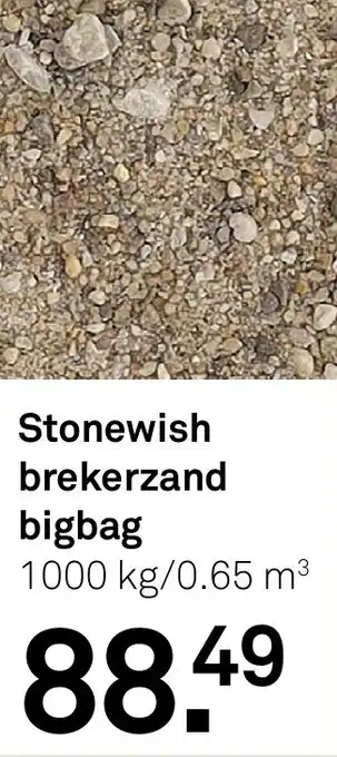 Karwei Stonewish brekerzand bigbag aanbieding