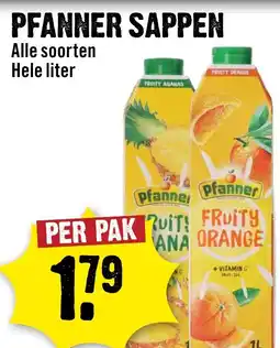 Dirck 3 Pfanner sappen aanbieding