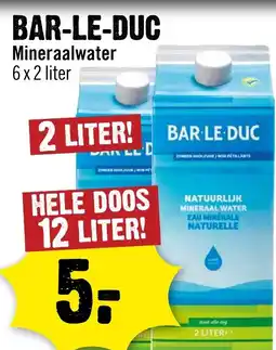 Dirck 3 Bar-le-duc mineraalwater aanbieding