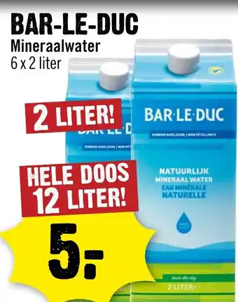 Dirck 3 Bar-le-duc mineraalwater aanbieding