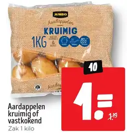 Jumbo Aardappelen kruimig of vastkokend aanbieding