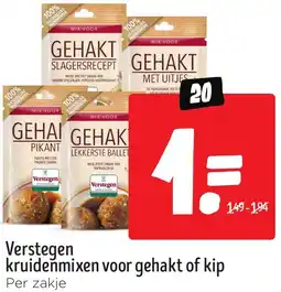 Jumbo Verstegen kruidenmixen voor gehakt of kip aanbieding