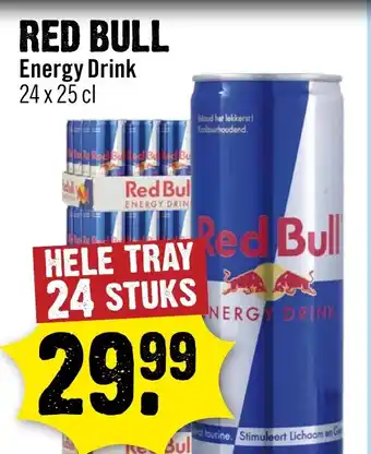 Dirck 3 Red bull energy drink aanbieding