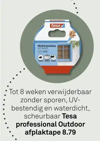 Karwei Tesa professional Outdoor afplaktape aanbieding