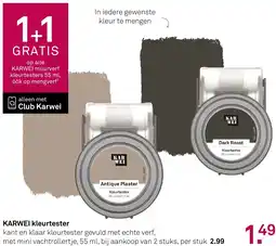 Karwei KARWEI kleurtester aanbieding