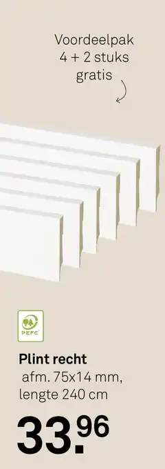 Karwei Plint recht aanbieding