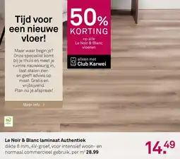 Karwei Le Noir & Blanc laminaat Authentiek aanbieding