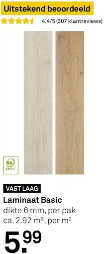 Karwei Laminaat Basic aanbieding