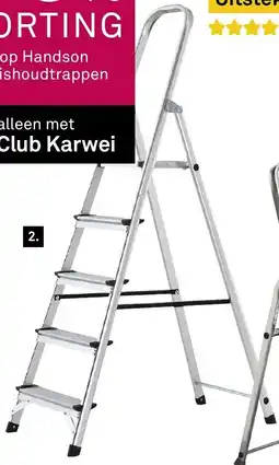 Karwei Handson huishoudtrap aanbieding
