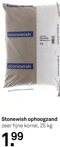 Karwei Stonewish Ophoogzand aanbieding