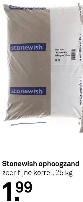 Karwei Stonewish Ophoogzand aanbieding