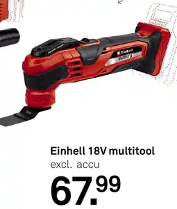 Karwei Einhell 18V multitool aanbieding