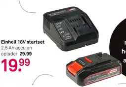 Karwei Einhell 18V startset aanbieding