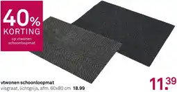 Karwei Vtwonen schoonloopmat aanbieding