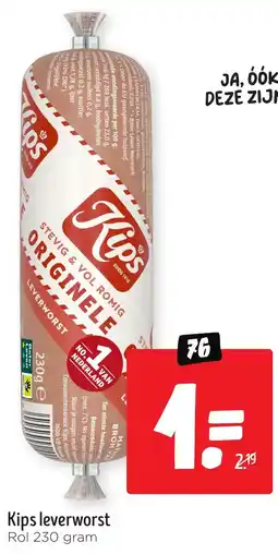 Jumbo Kips leverworst aanbieding