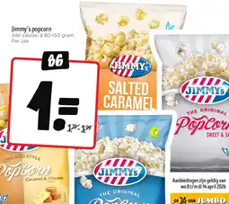 Jumbo Jimmy's popcorn aanbieding