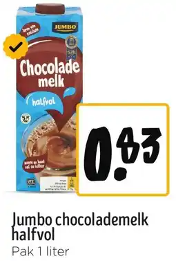 Jumbo Jumbo chocolademelk halfvol aanbieding