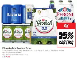 Jumbo Pils van Grolsch, Bavaria of Peroni aanbieding