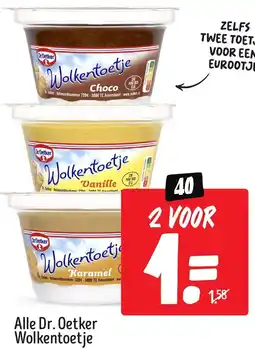 Jumbo Alle Dr. Oetker Wolkentoetje aanbieding