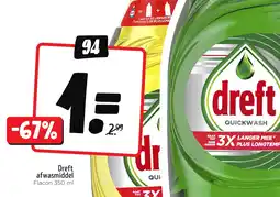 Jumbo Dreft afwasmiddel aanbieding