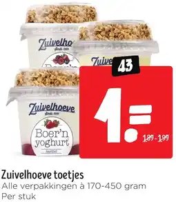 Jumbo Zuivelhoeve toetjes aanbieding