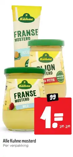 Jumbo Alle Kuhne mosterd aanbieding
