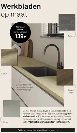 Karwei Werkblad op maat aanbieding
