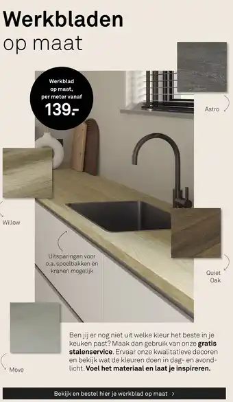 Karwei Werkblad op maat aanbieding