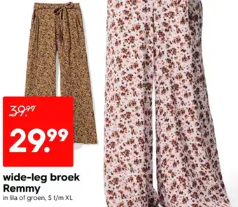 HEMA Wide-leg broek Remmy aanbieding