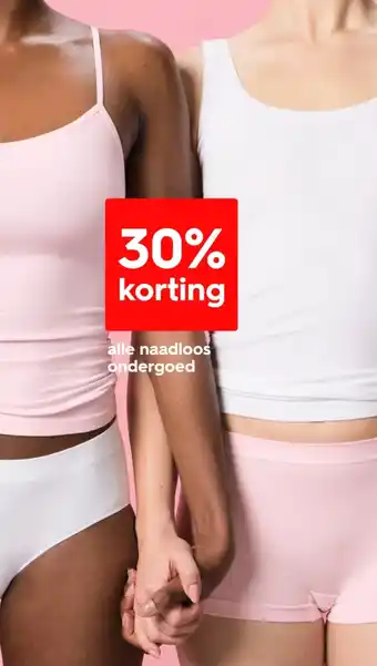 HEMA Alle naadloos ondergoed aanbieding