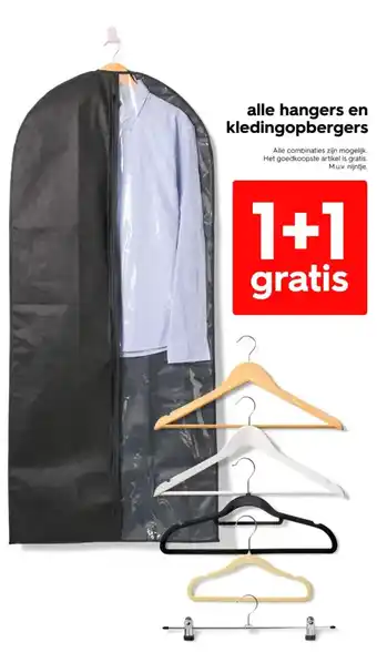 HEMA Alle hangers en kledingopbergers aanbieding