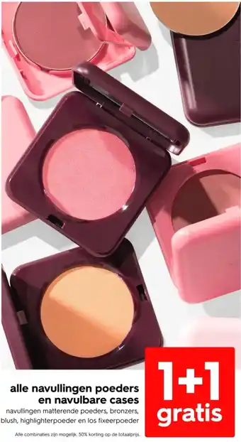 HEMA Alle navullingen poeders en navulbare cases aanbieding