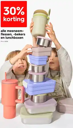 HEMA Alle meeneemflessen, bekers en lunchboxen aanbieding