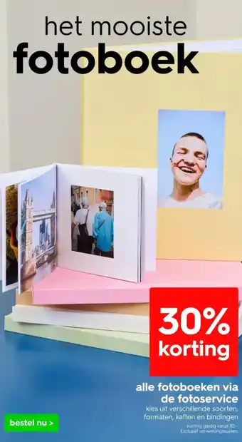HEMA Alle fotoboeken via de fotoservice aanbieding