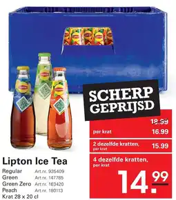 Sligro Lipton Ice Tea aanbieding