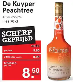Sligro De Kuyper Peachtree aanbieding